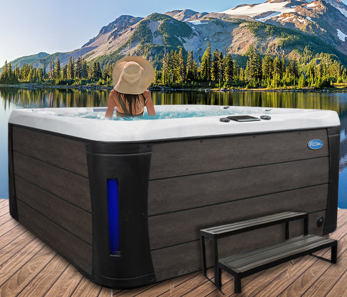 Calspas hot tub being used in a family setting - hot tubs spas for sale Wichita